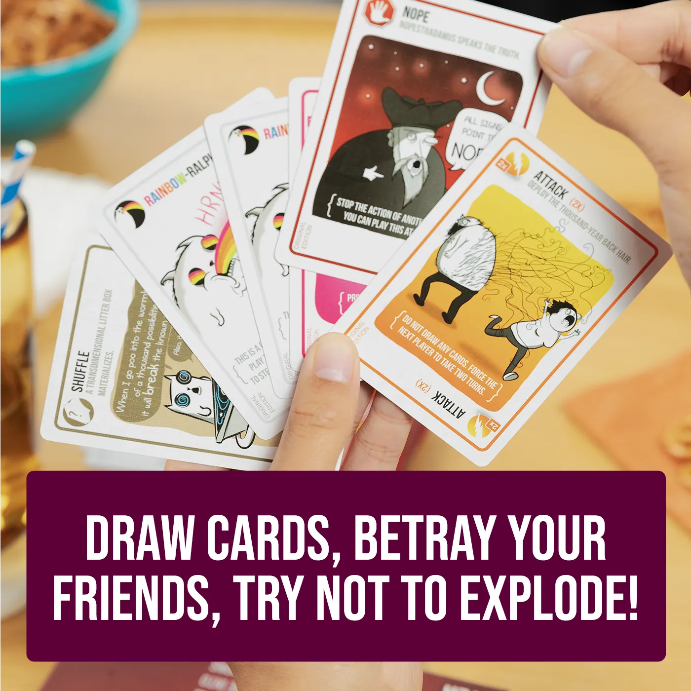 Exploding Kittens Party Pack gioco di carte Italiano 10 giocatori
