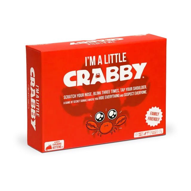Exploding Kittens I'm A Little Crabby gioco di carte bluff