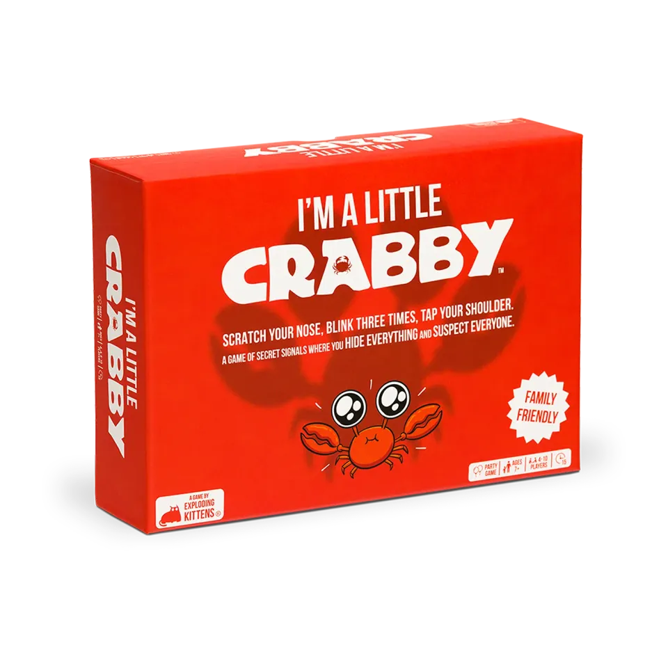 Exploding Kittens I'm A Little Crabby gioco di carte bluff