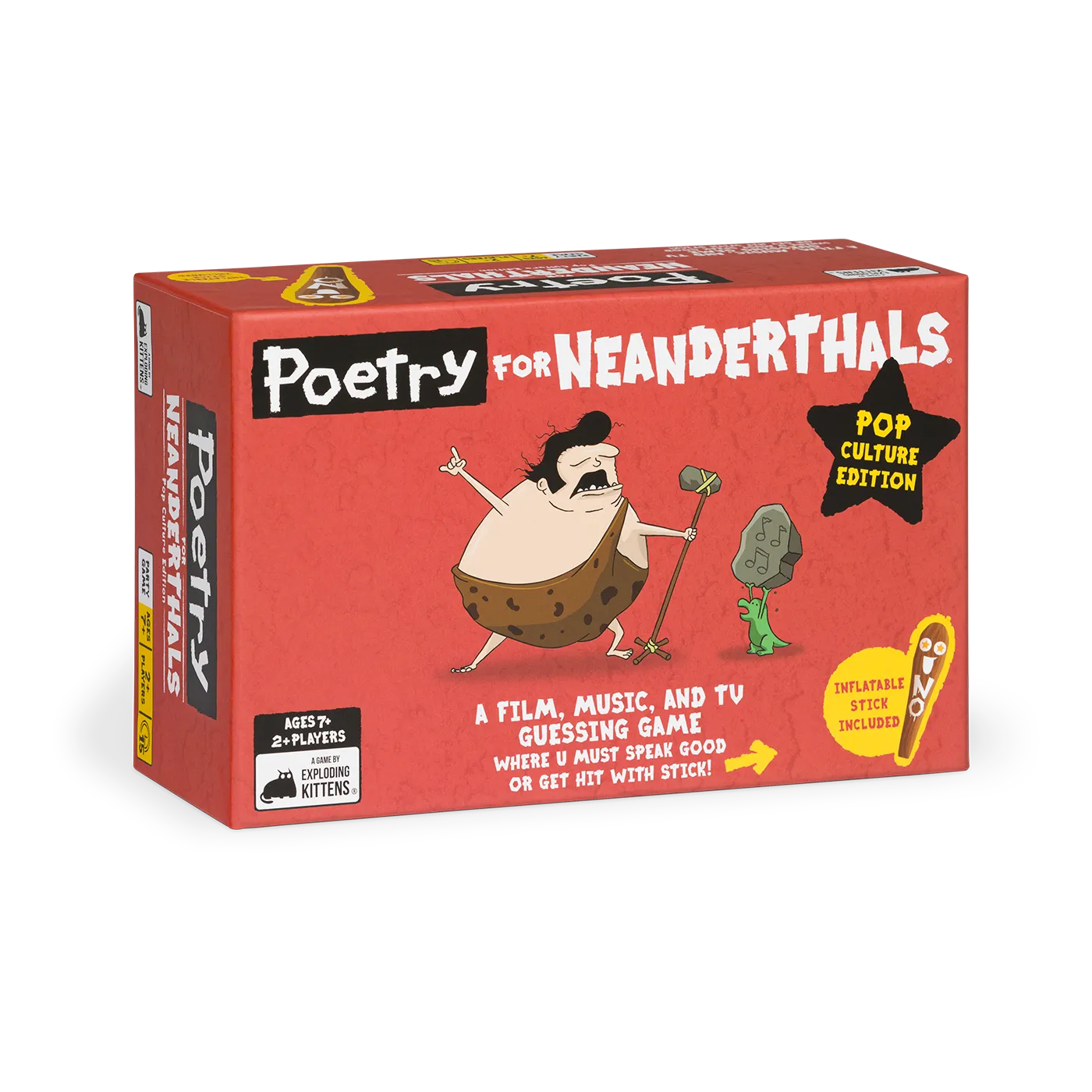 Exploding Kittens Poetry for Neanderthals Pop Culture gioco da tavolo party