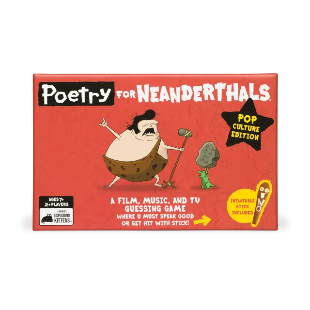 Exploding Kittens Poetry for Neanderthals Pop Culture gioco da tavolo party