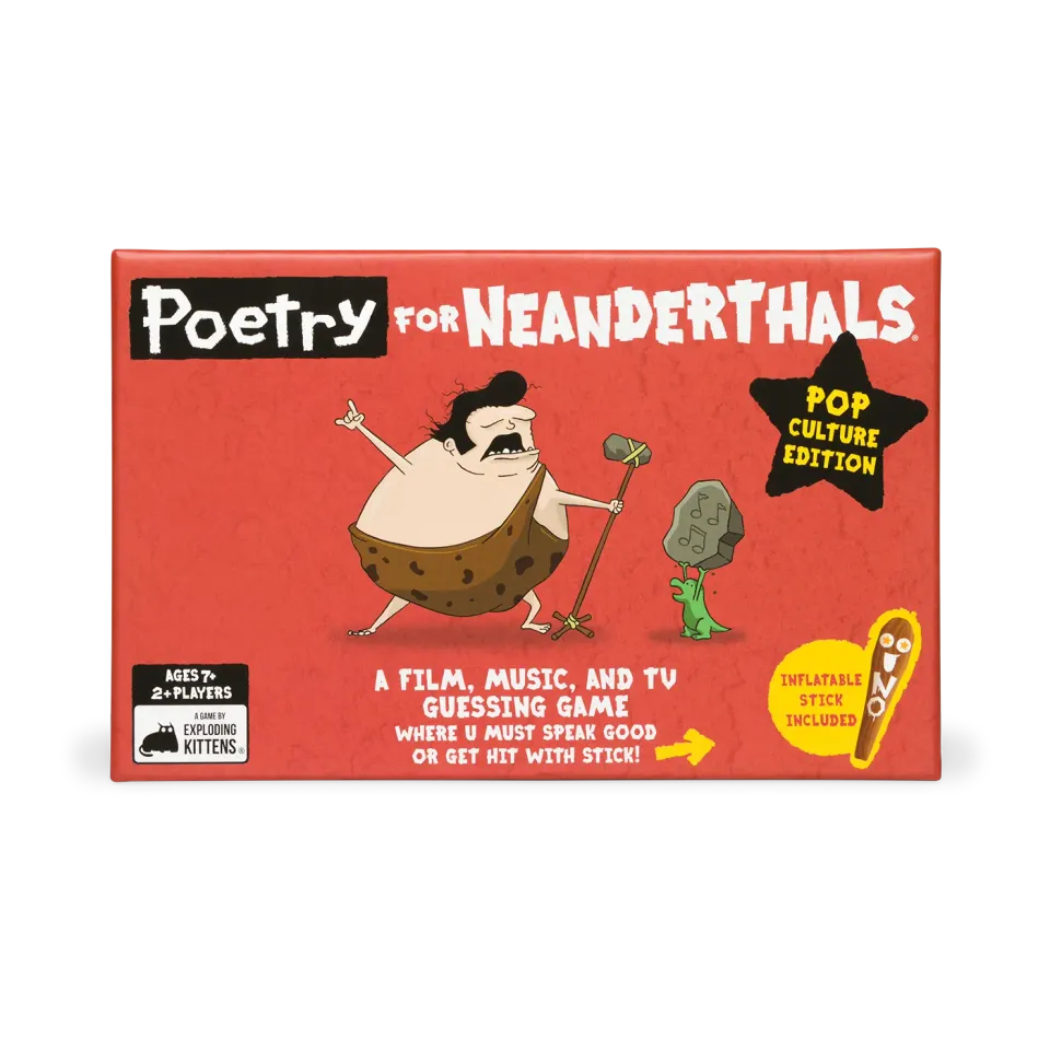Exploding Kittens Poetry for Neanderthals Pop Culture gioco da tavolo party