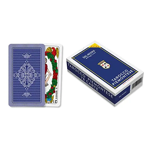 Dal Negro Tarocco Piemontese 040021 Mazzo Blu