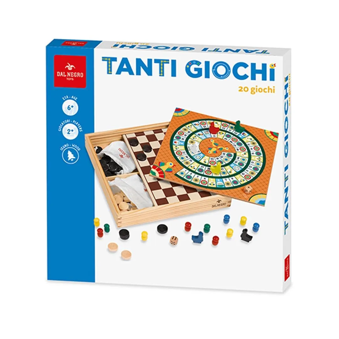 Dal Negro Tanti Giochi 20 giochi tavolo classici