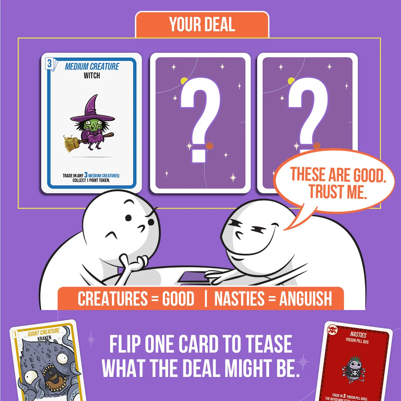 Sell Me A Sasquatch gioco bluff tradimento