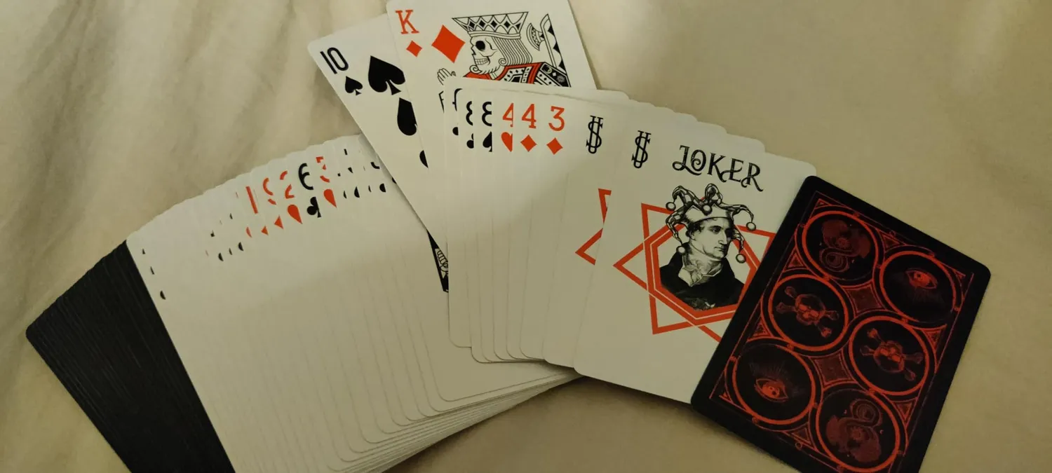 Bicycle Hidden Carte da Poker Nero-Rosso Massoneria 54