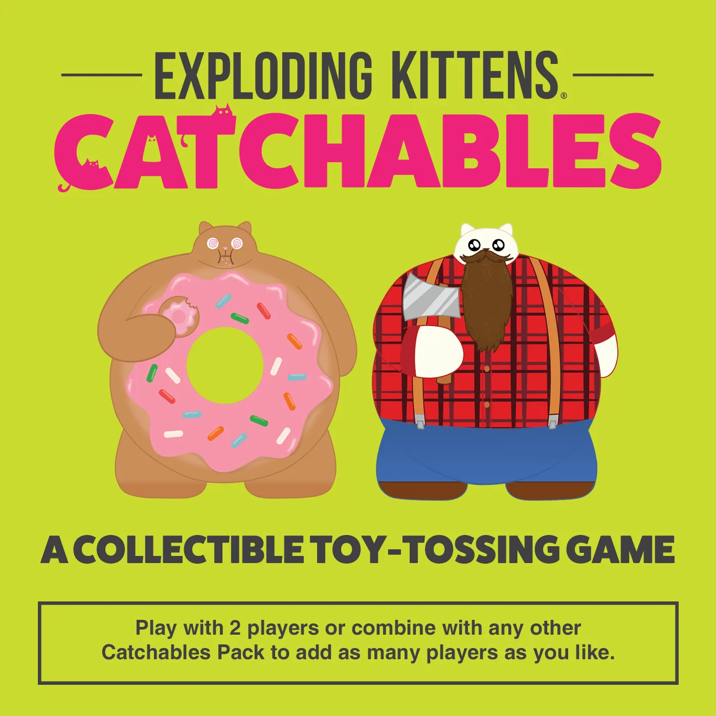 Exploding Kittens Catchables 2-Pack gioco Donut Lumber