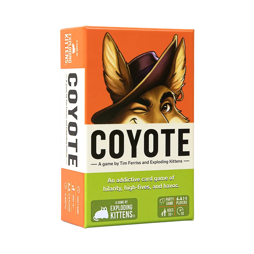 Exploding Kittens Coyote gioco di carte sequenza memoria