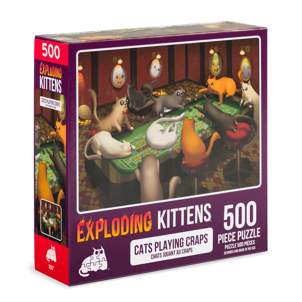 Exploding Kittens Housing Boom puzzle 1000 pezzi gatti