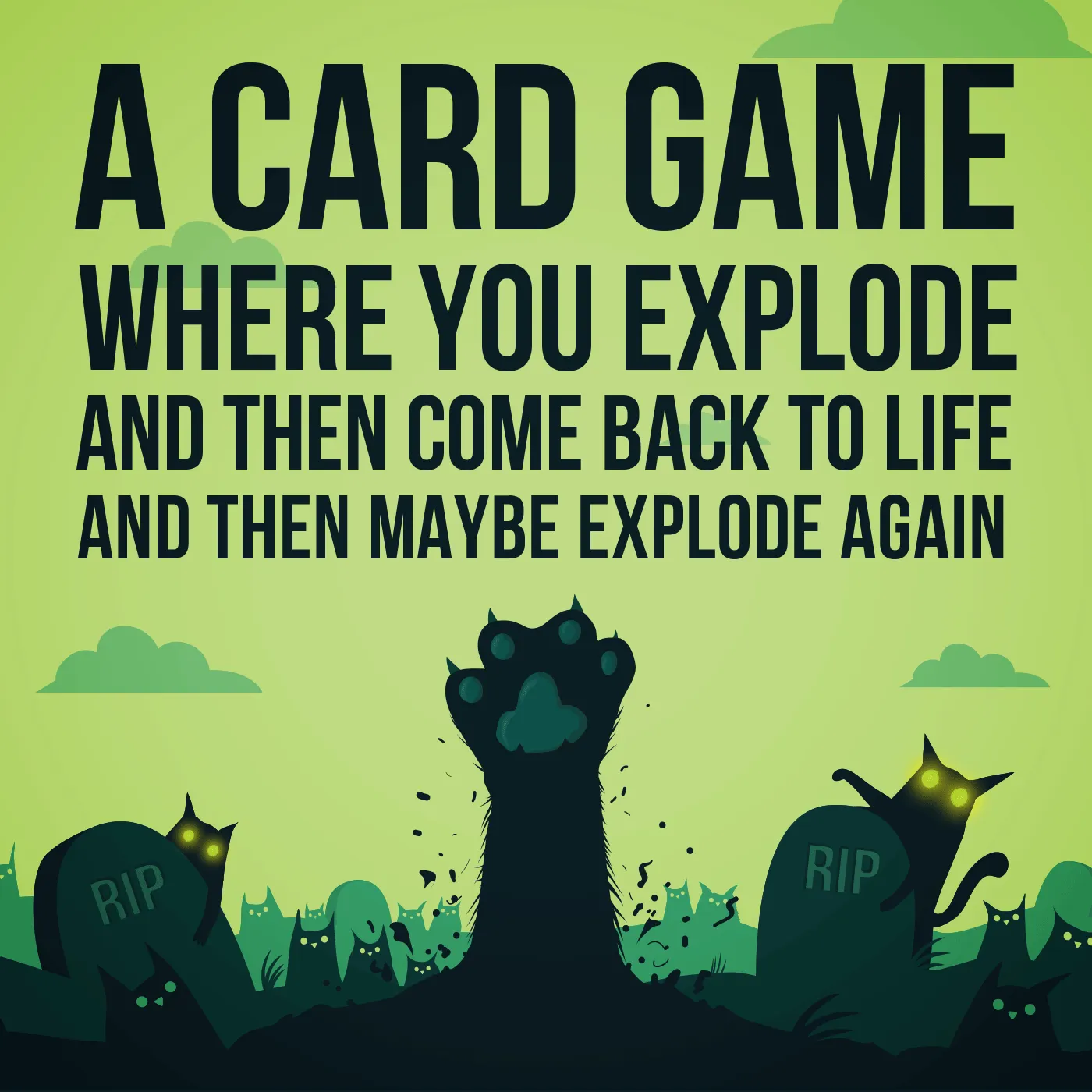 Exploding Kittens Zombie Kittens gioco carte edizione italiano