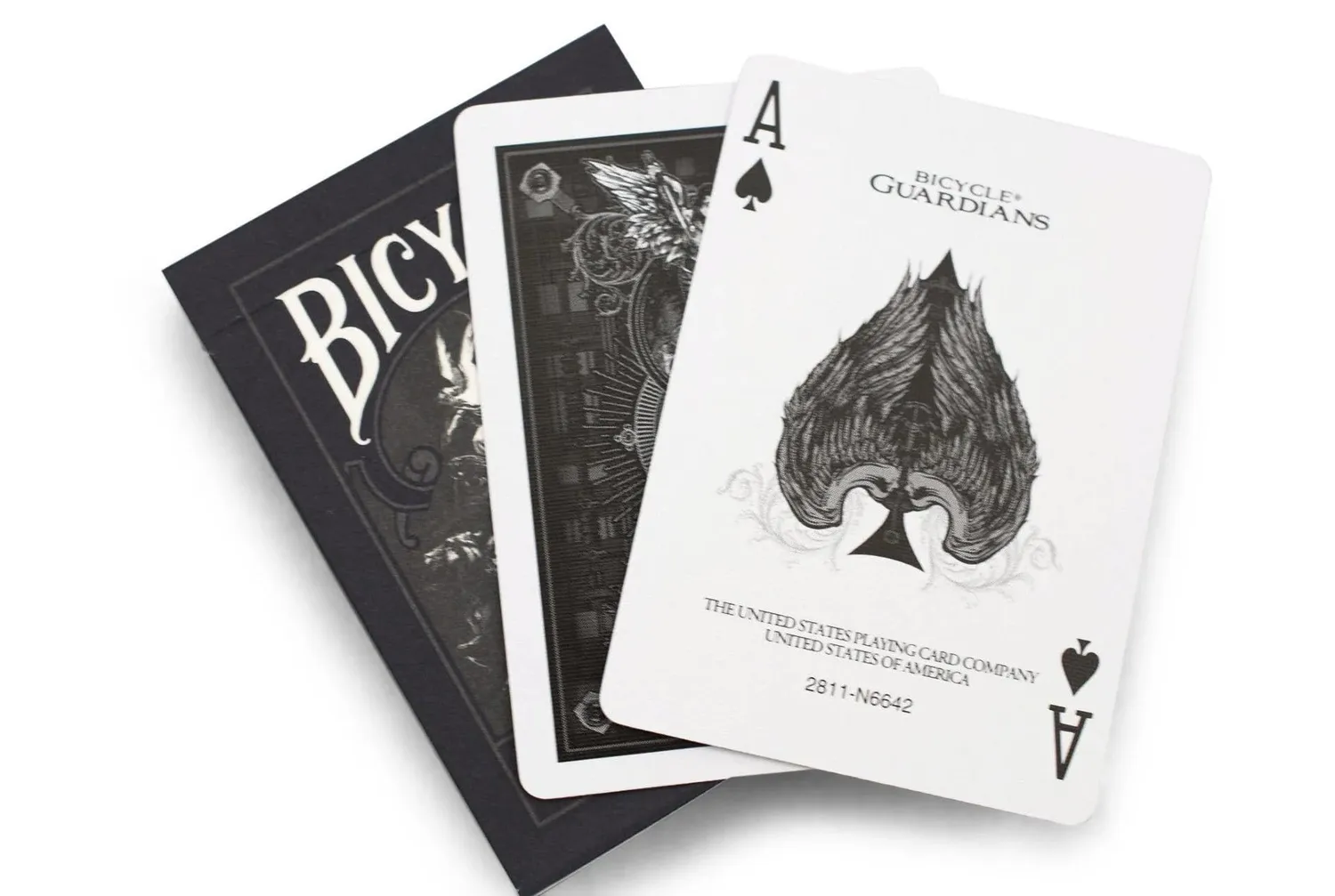 Bicycle Guardians carte poker Theory11 nero 54 carte