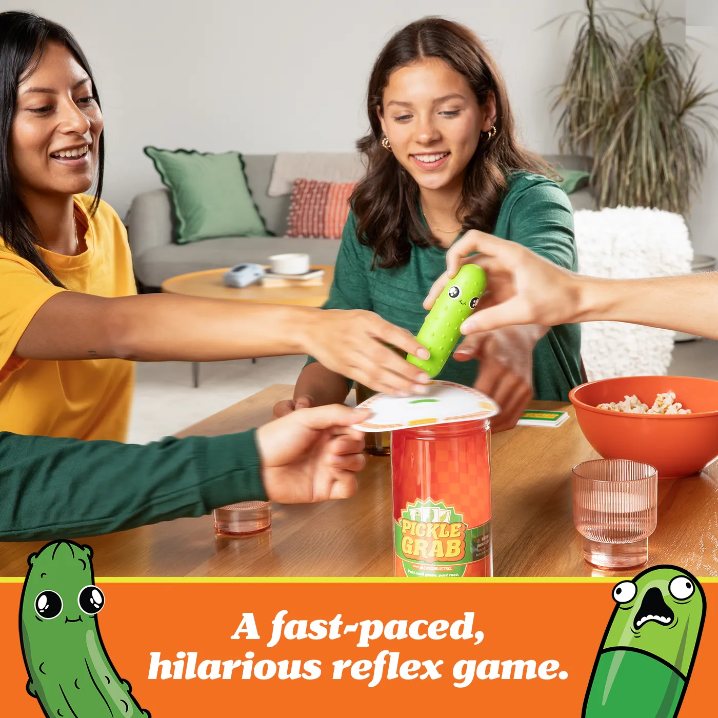 Exploding Kittens Pickle Grab gioco di carte riflessi