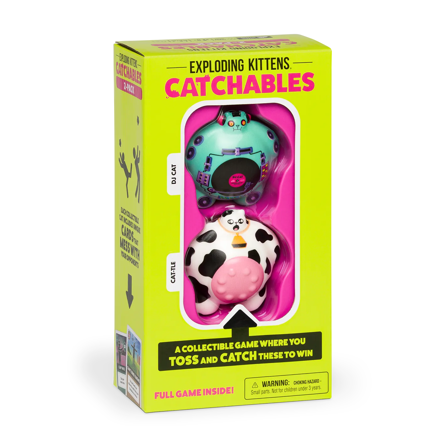 Exploding Kittens Catchables gioco acchiappa 2 pack DJ