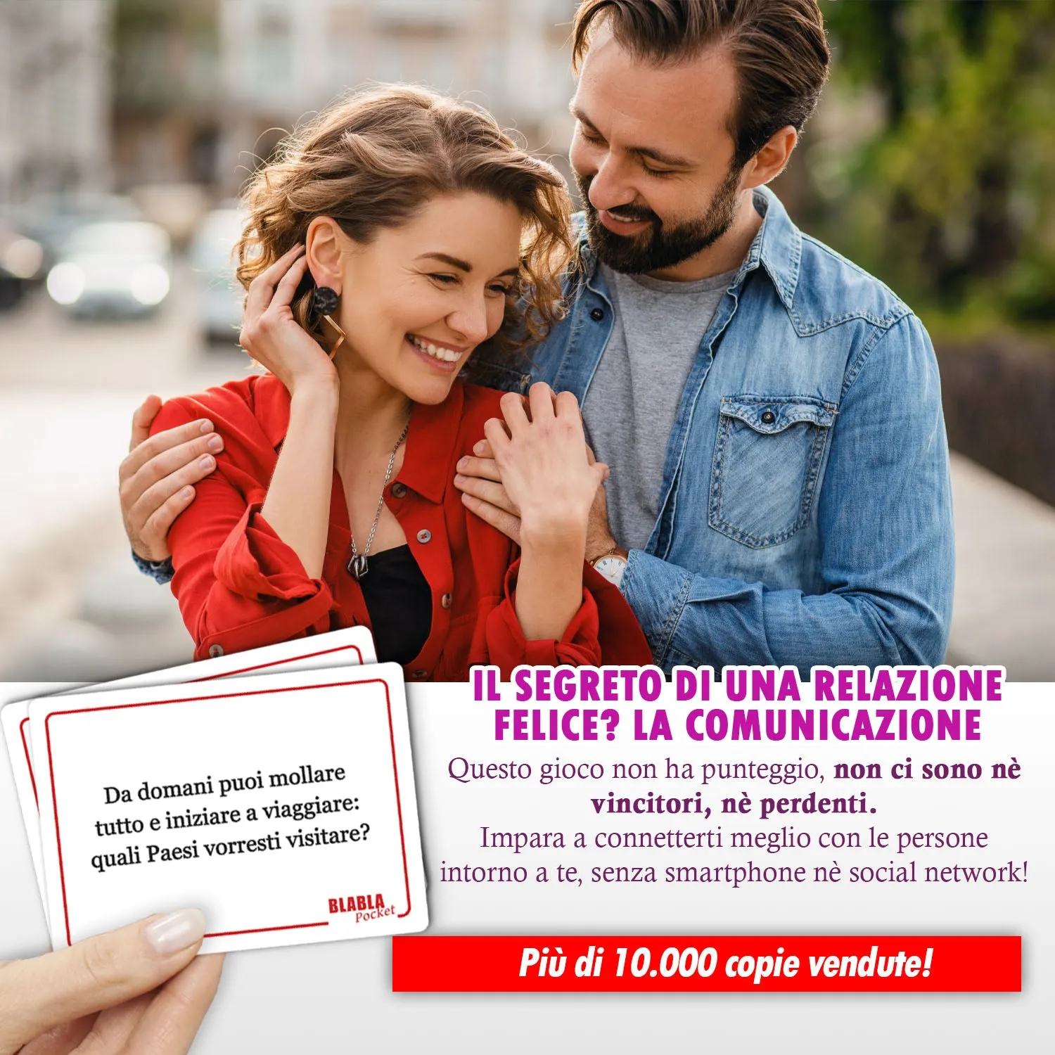 Magma Games BlaBla Pocket Per Coppie gioco carte 100 carte conversazione