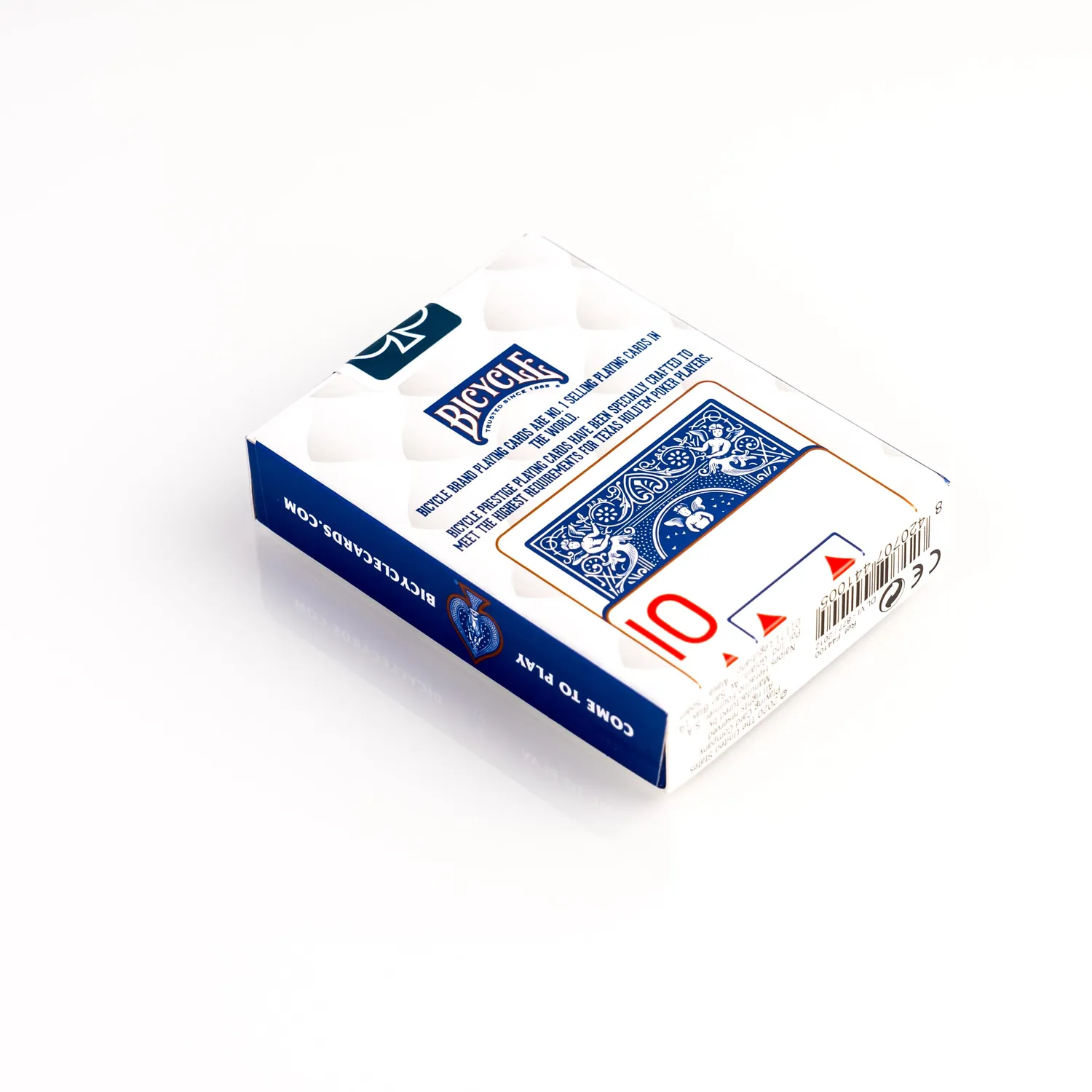 Bicycle Prestige carte da poker plastica indici jumbo rosso/blu
