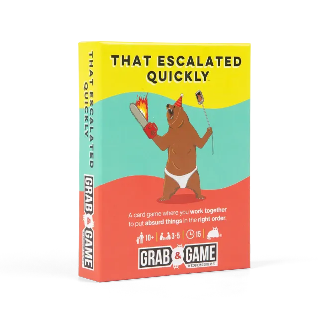Exploding Kittens That Escalated Quickly Grab & Game gioco viaggio