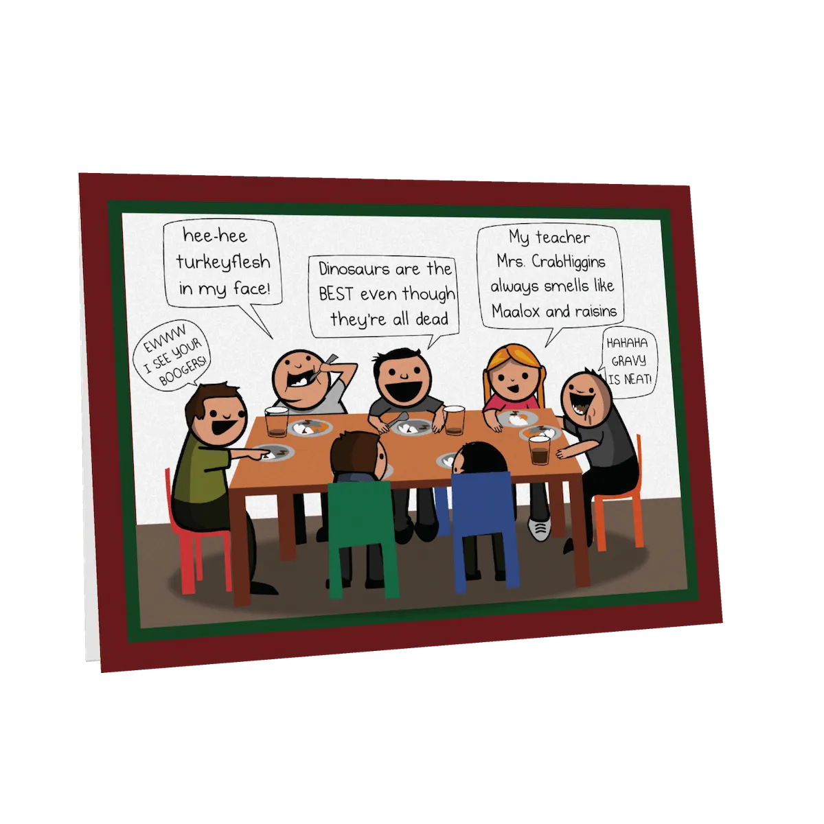 Exploding Kittens Thanksgiving biglietto auguri singolo divertente