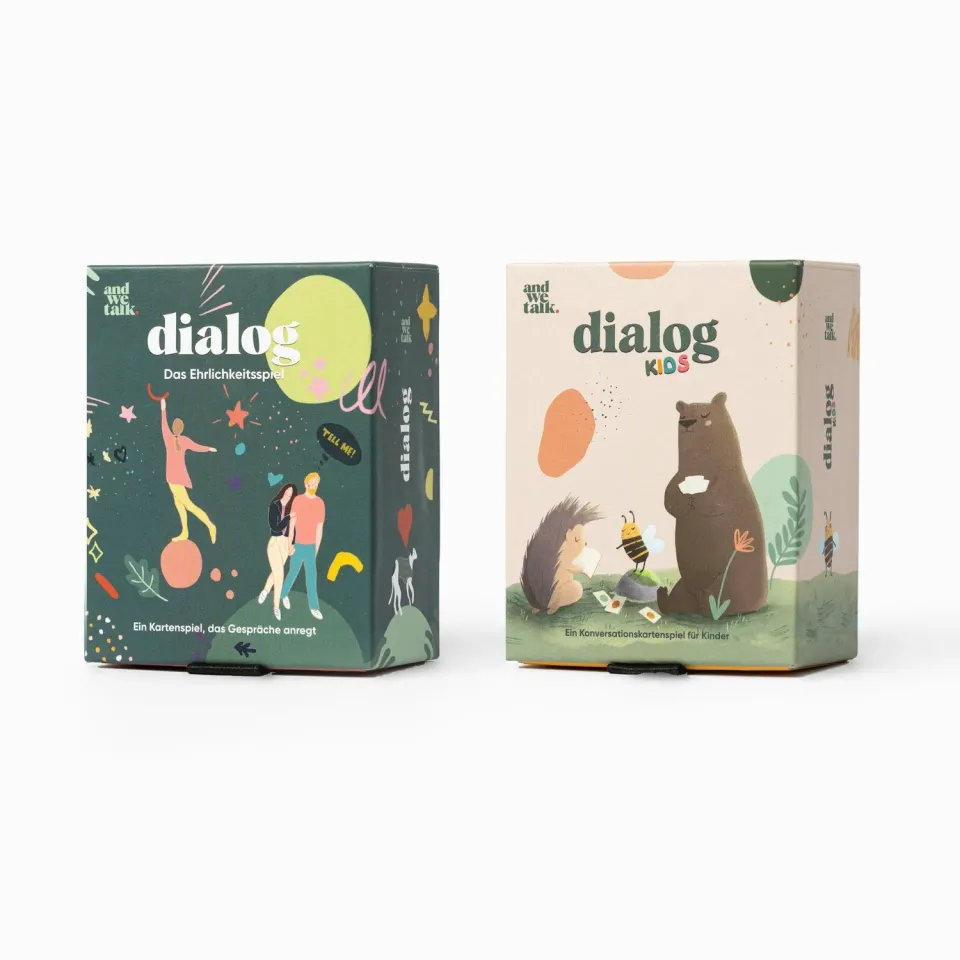 körvonal Family Set gioco di carte in tedesco 2 mazzi