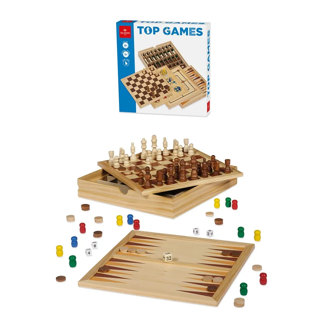 Dal Negro Top Games 30 Dama Scacchi Tria gioco tavolo