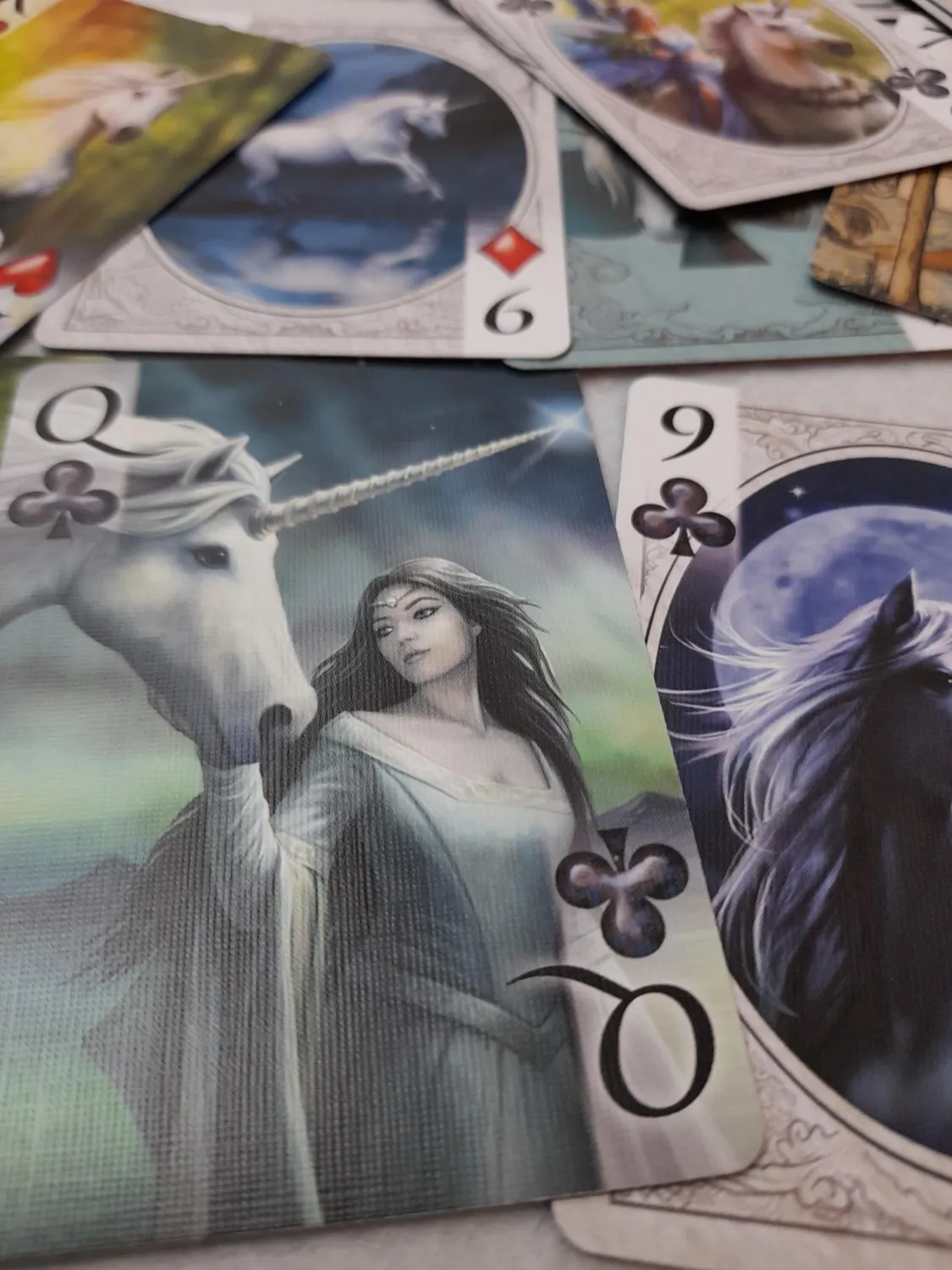 Bicycle Unicorns Anne Stokes Carte da Poker Fantasy Poker