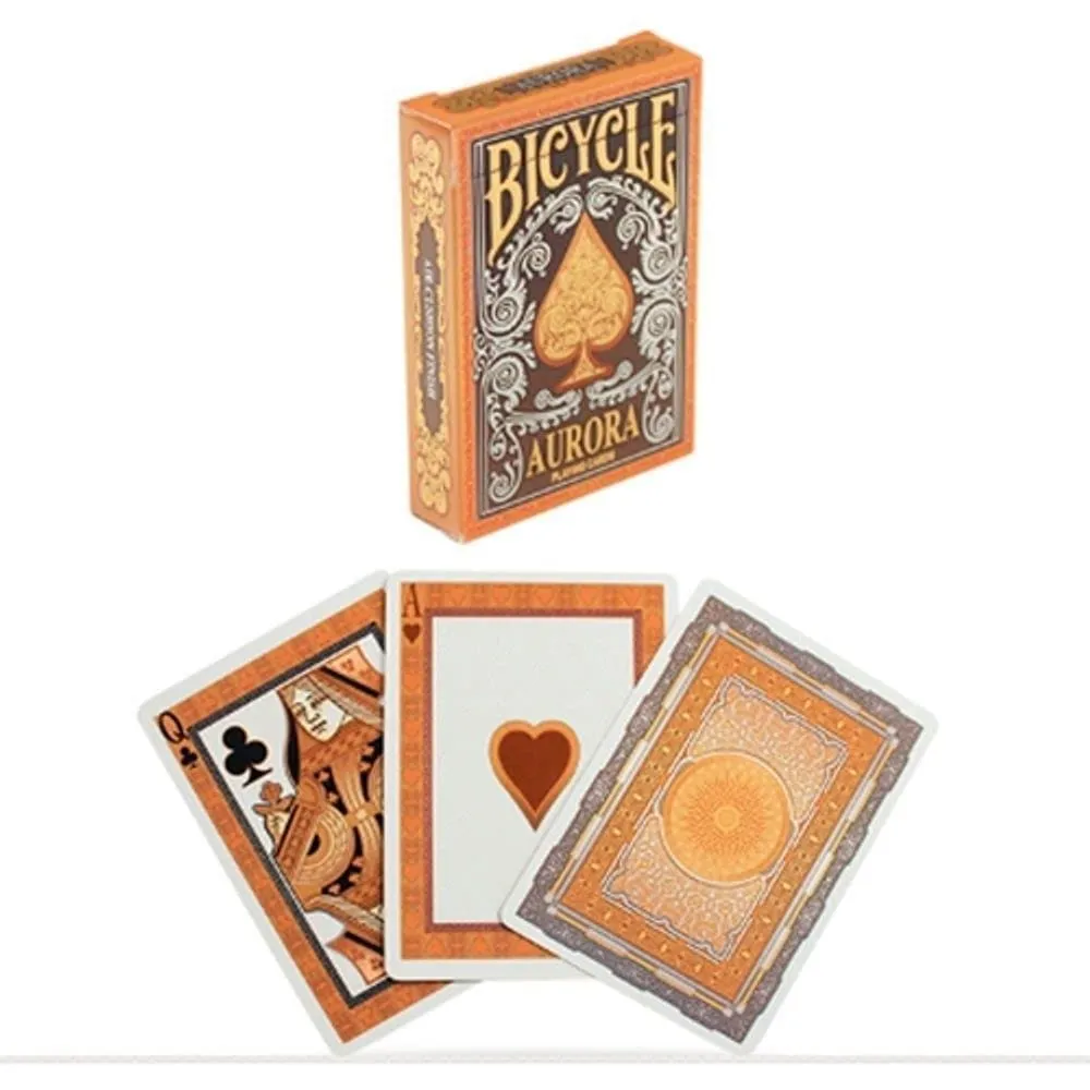 Bicycle Aurora carte poker collezione inchiostri metallici