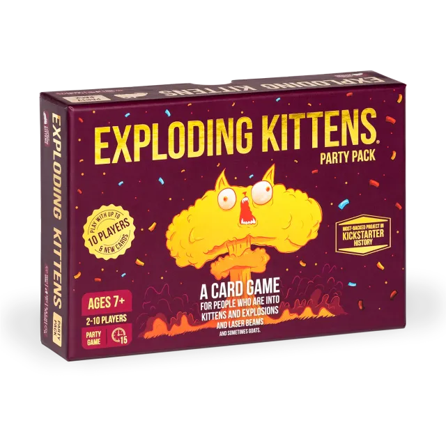 Exploding Kittens Party Pack gioco di carte Italiano 10 giocatori