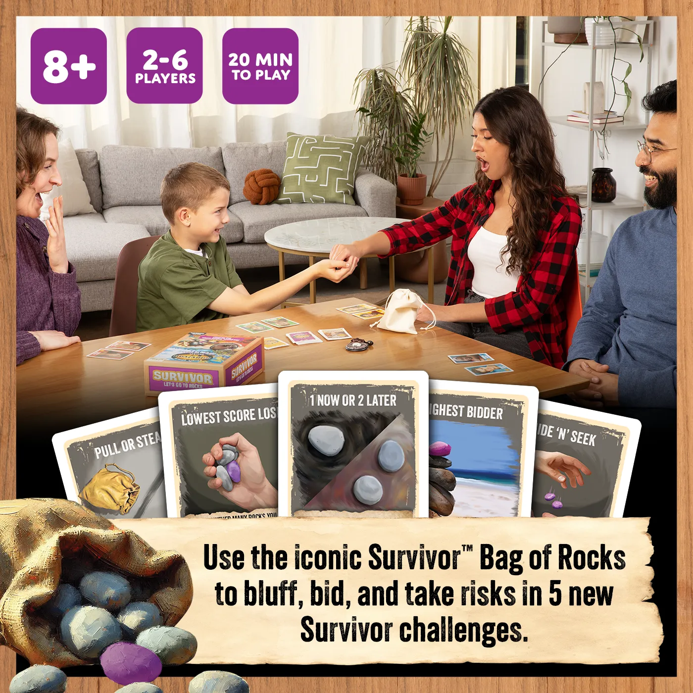 Exploding Kittens Survivor Let's Go To Rocks gioco party