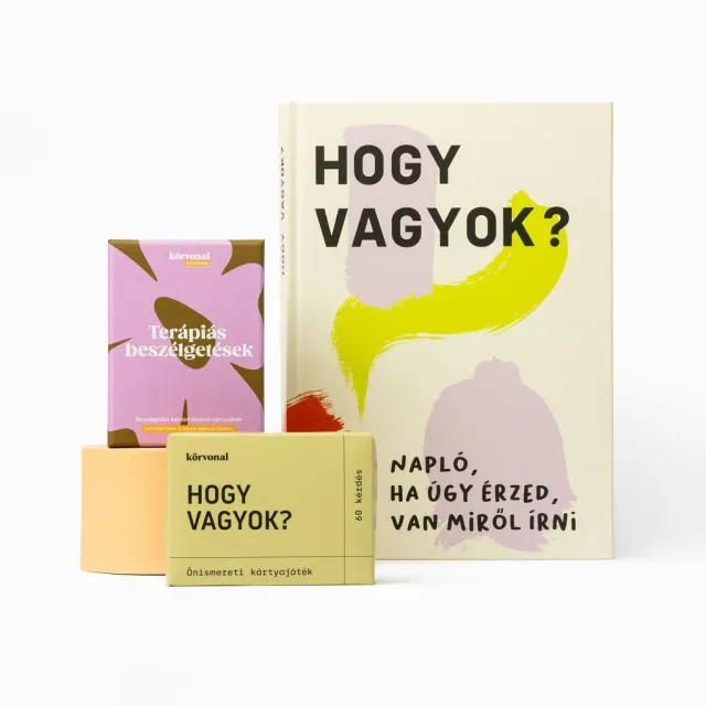 körvonal Terápiás Csomag kit carte terapia con diario 3 pezzi