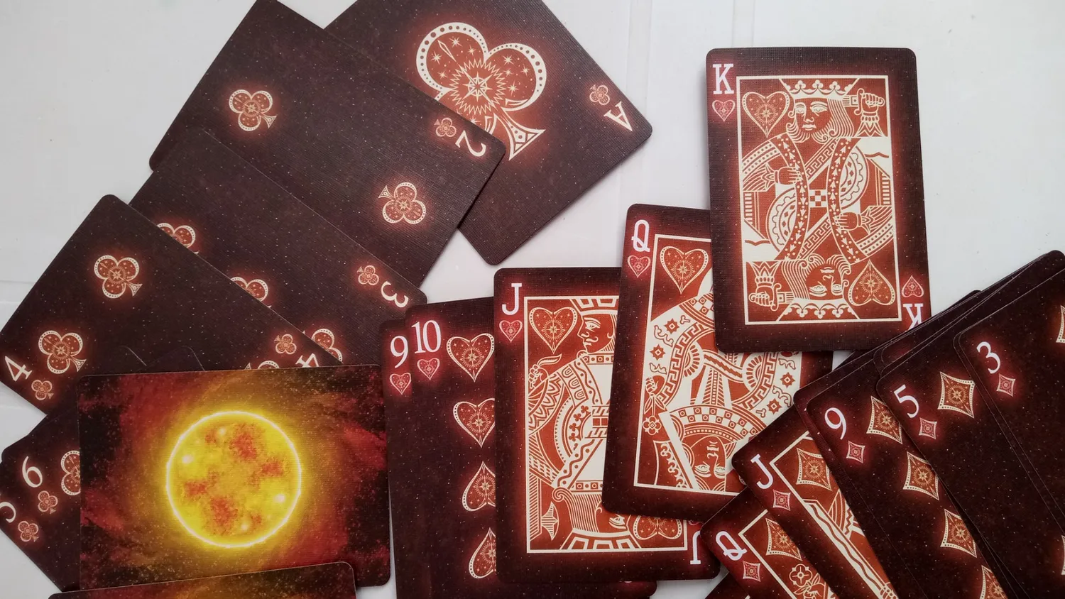 Bicycle Stargazer Sunspot carte poker collezione 54 carte