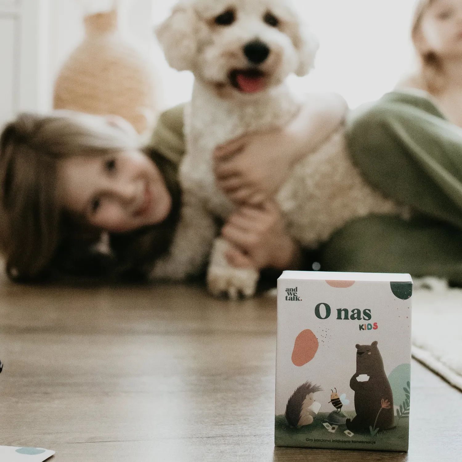 körvonal O nas set gioco di carte polacco famiglia