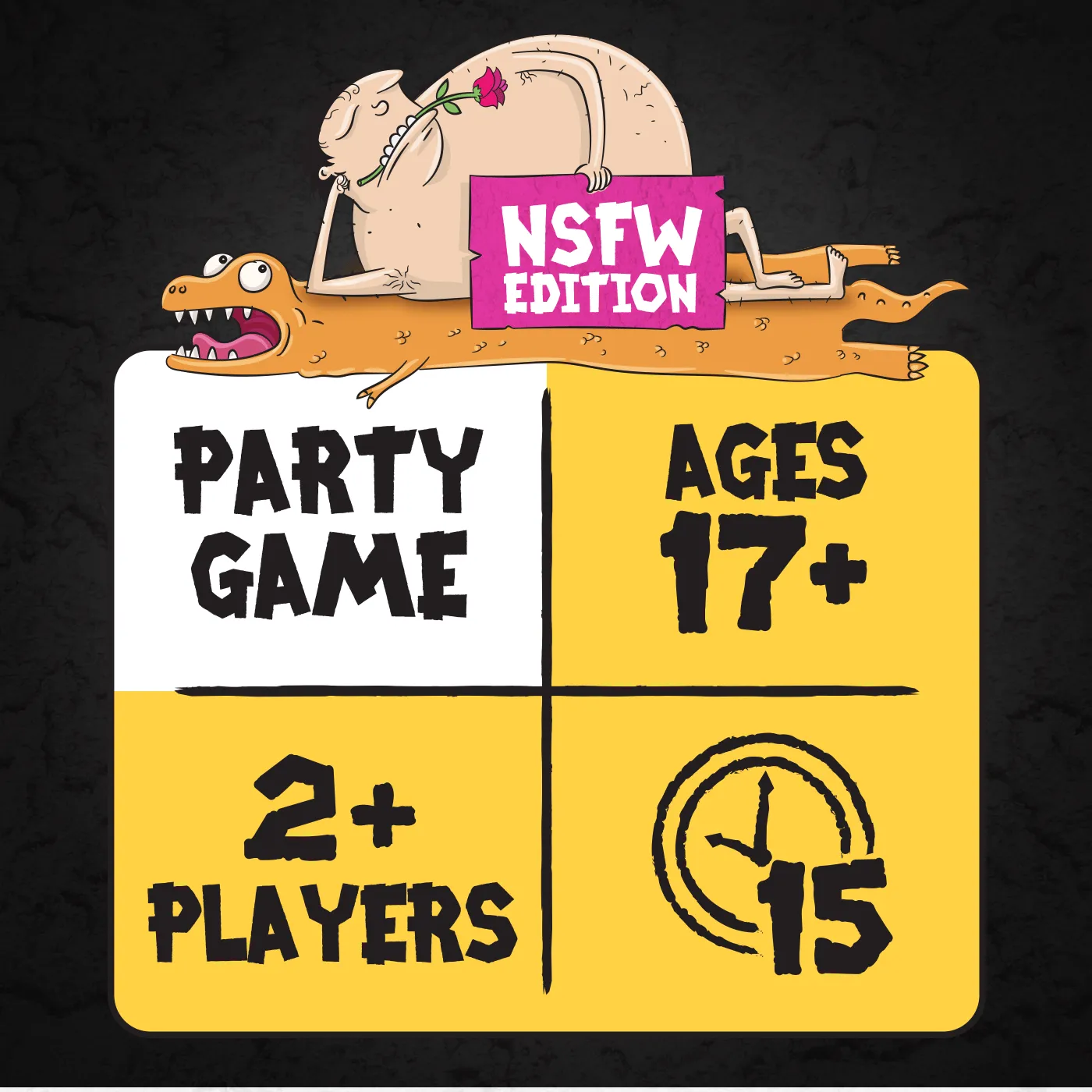 Exploding Kittens Poetry for Neanderthals NSFW gioco carte adulti