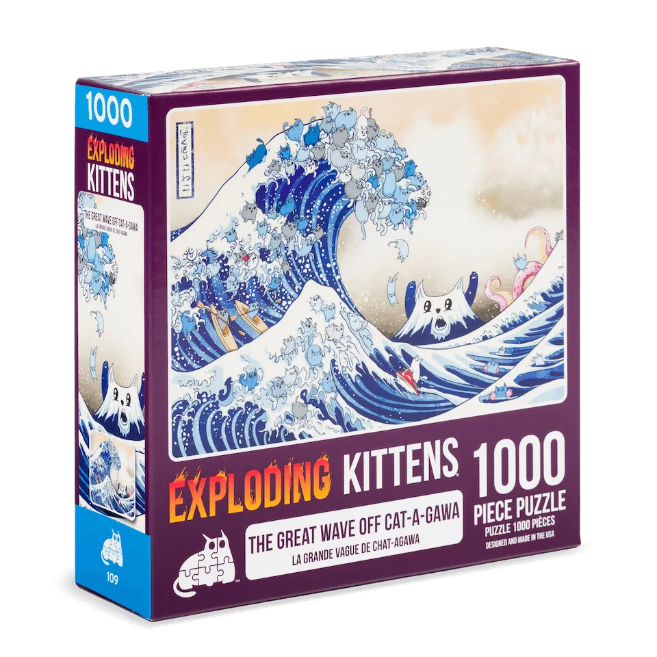 Exploding Kittens Cat-a-gawa puzzle 1000 pezzi gatti onda