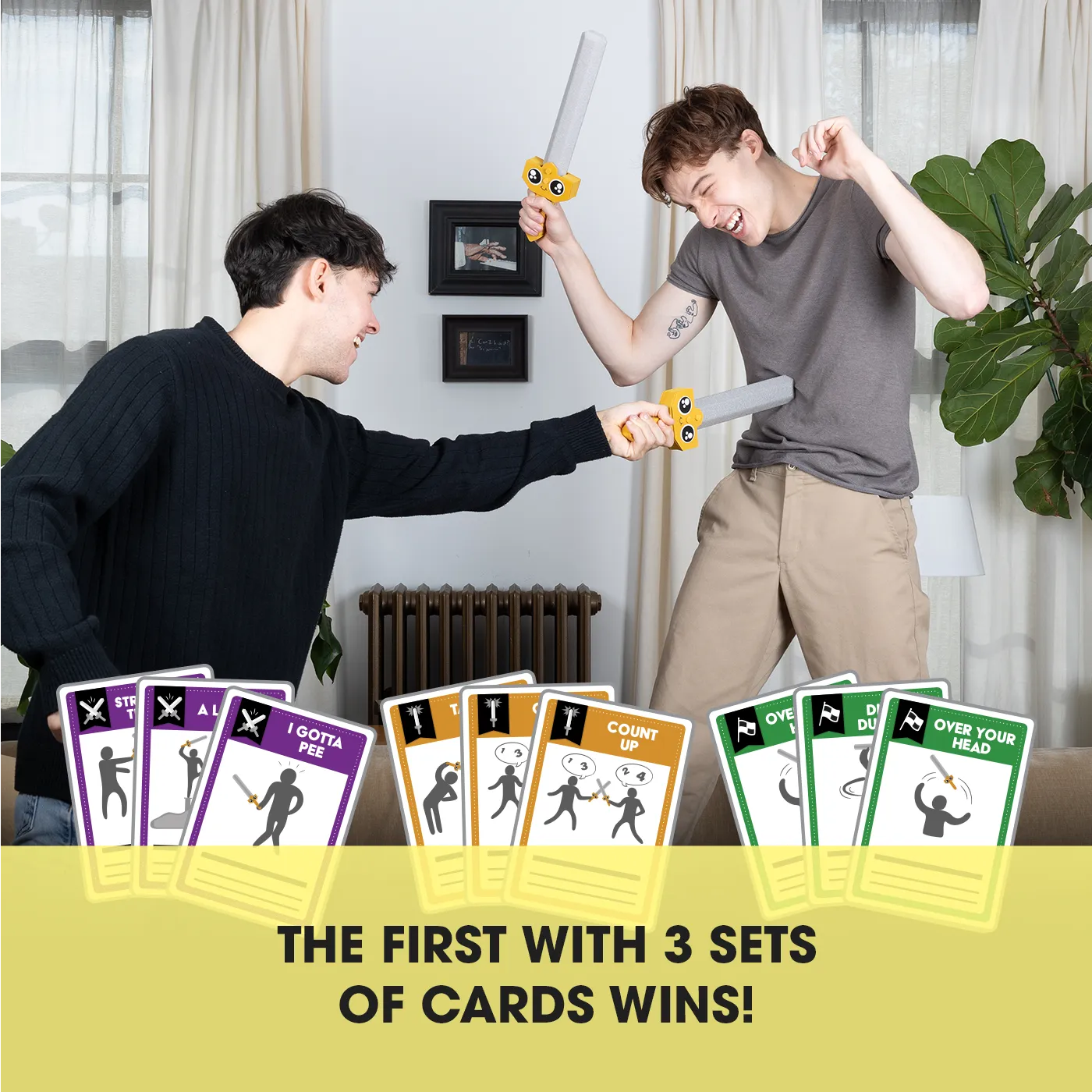 Exploding Kittens Fake Swords gioco carte duello inglese