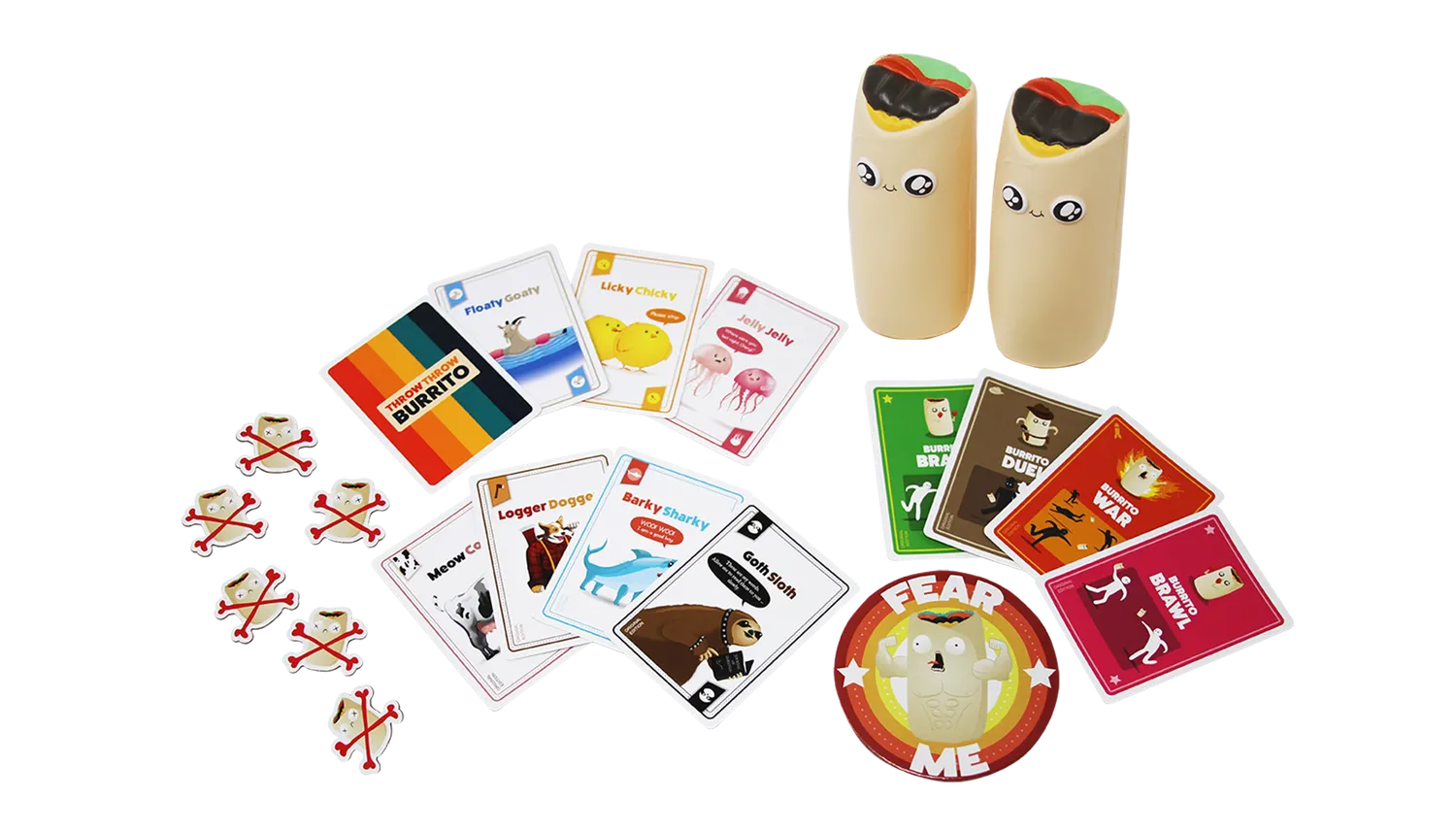 Exploding Kittens Throw Throw Bundle gioco Burrito+Avocado