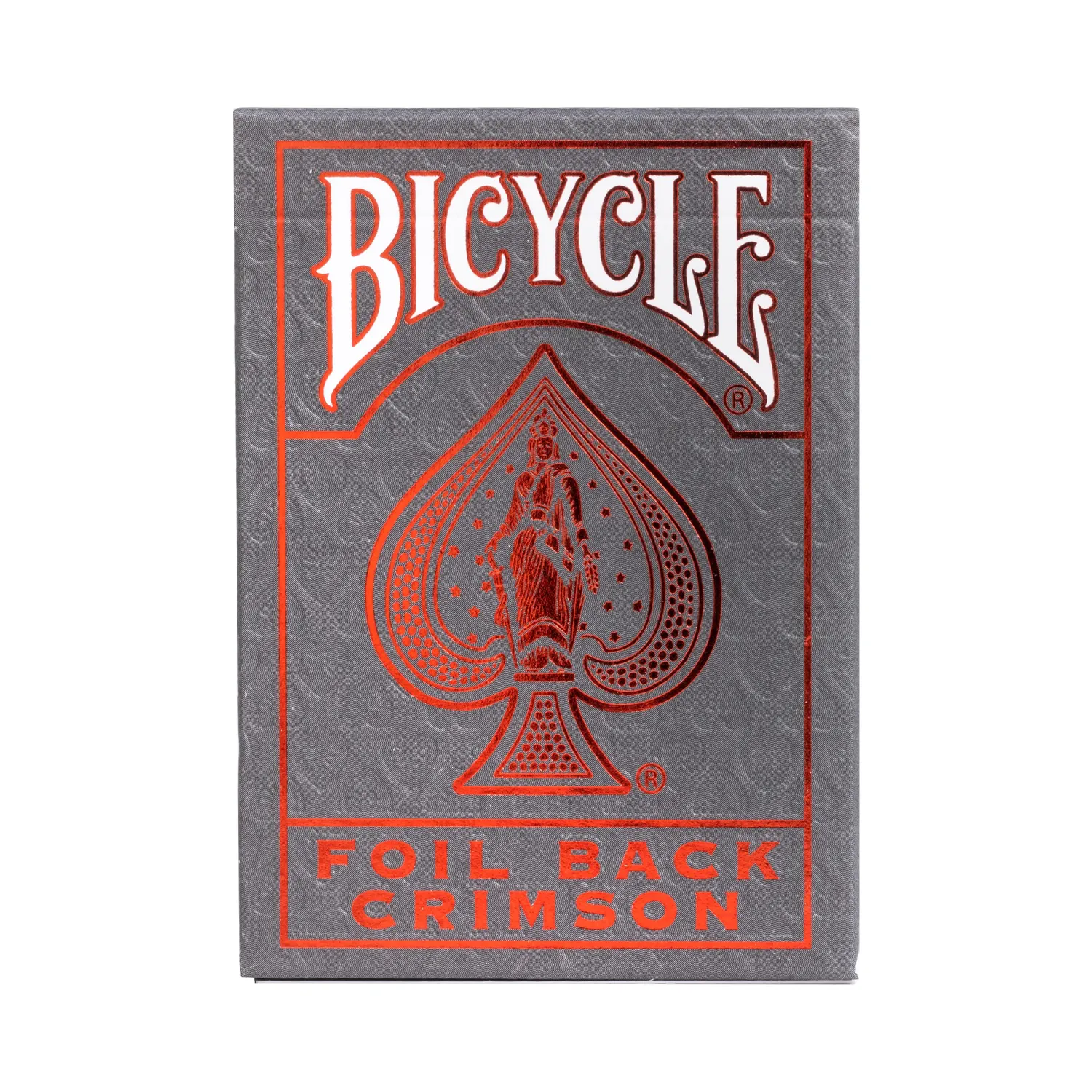 Bicycle Metalluxe Crimson Rider mazzo carte poker rosso
