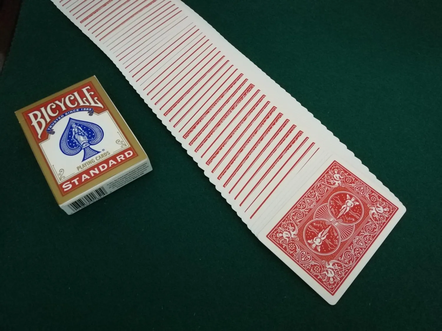 Bicycle 808 carte da poker mazzo 52 carte dorso rosso o blu