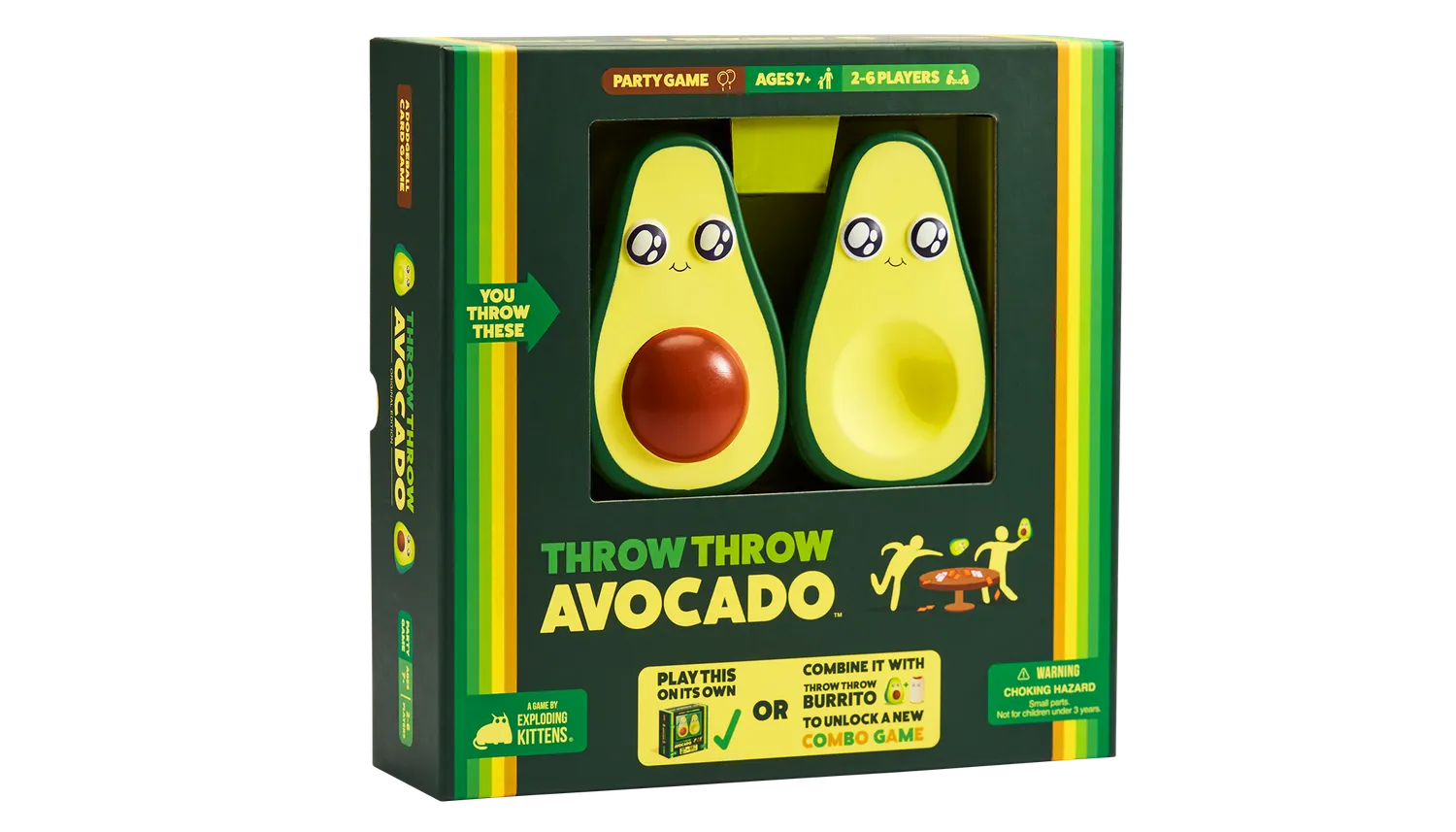 Exploding Kittens Throw Throw Avocado gioco carte schivata