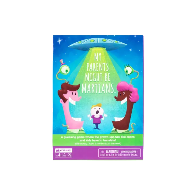 Exploding Kittens My Parents Might Be Martians gioco carte famiglia