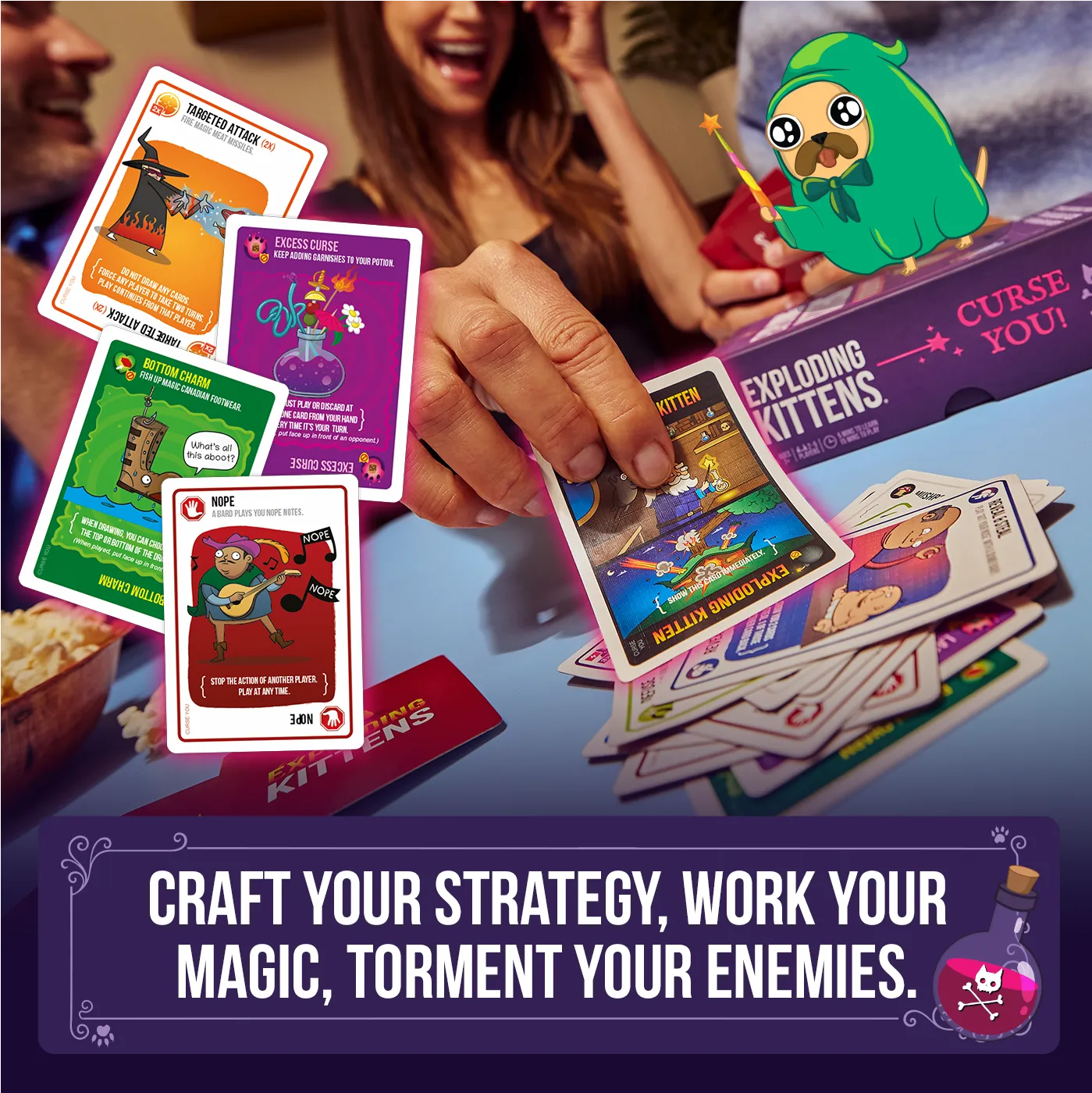 Exploding Kittens Curse You gioco carte maledizioni
