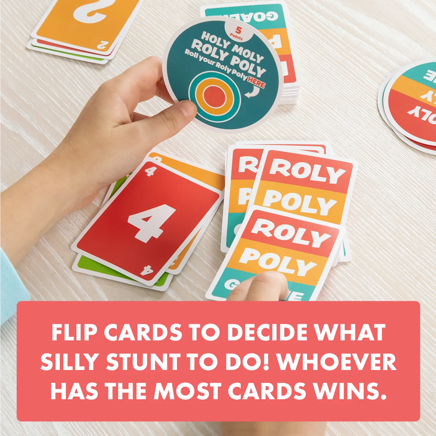 Exploding Kittens Roly Poly Goalie gioco carte movimento