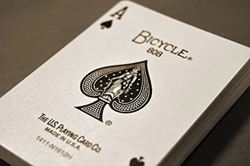 Bicycle Rider Back 808 carte da poker doppio mazzo rosso blu