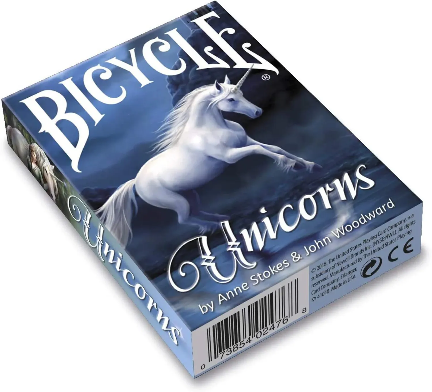 Bicycle Unicorns Anne Stokes Carte da Poker Fantasy Poker