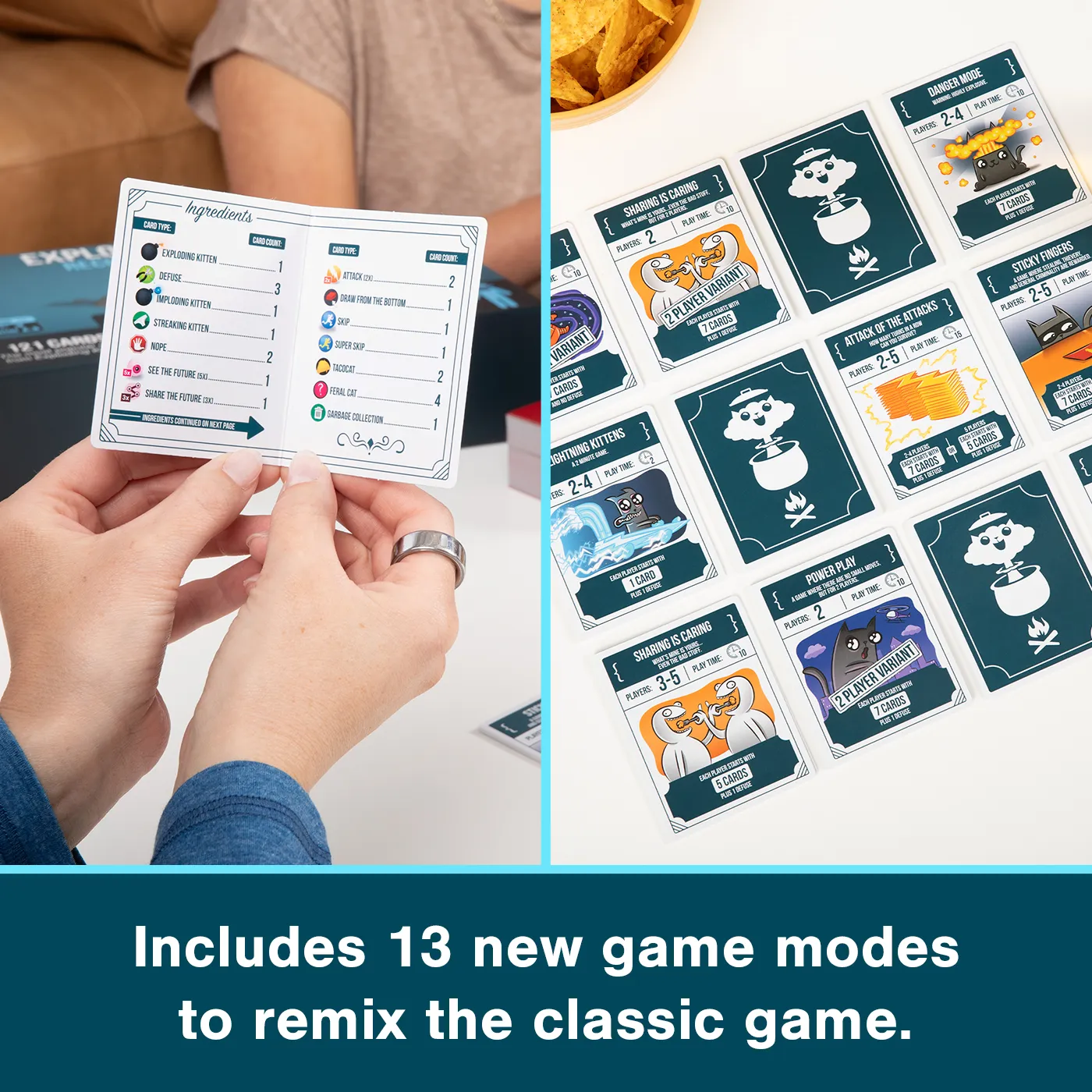Exploding Kittens Recipes for Disaster gioco carte edizione inglese