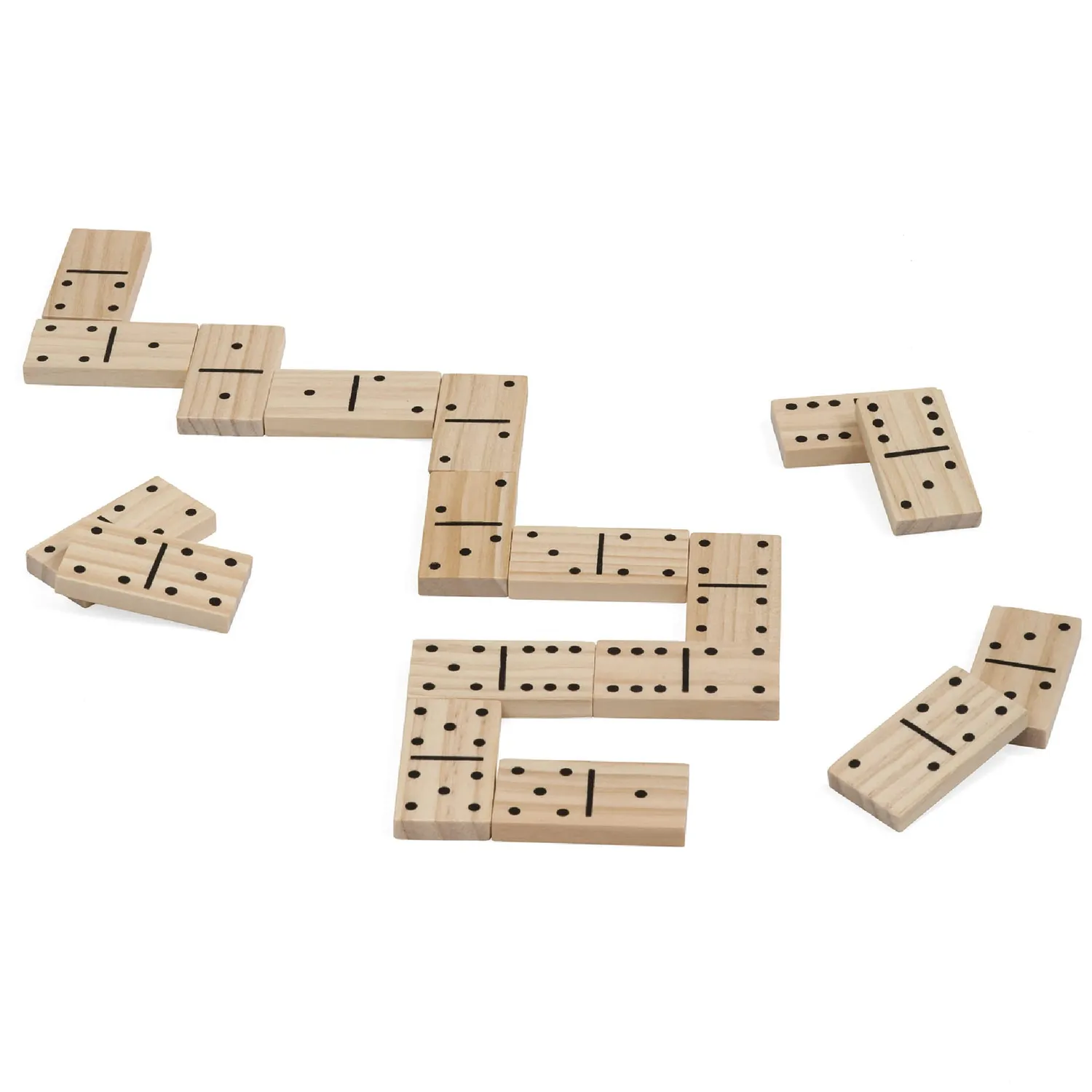Dal Negro Domino in Legno Bambù 28 Tessere 6+