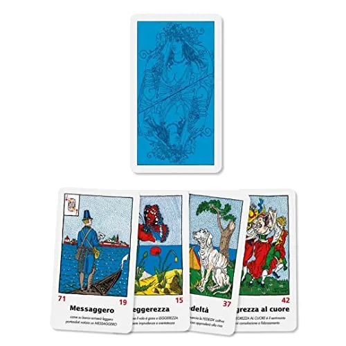 Dal Negro Sibilla 800 di Scapini carte divinatorie 52 carte 60x140