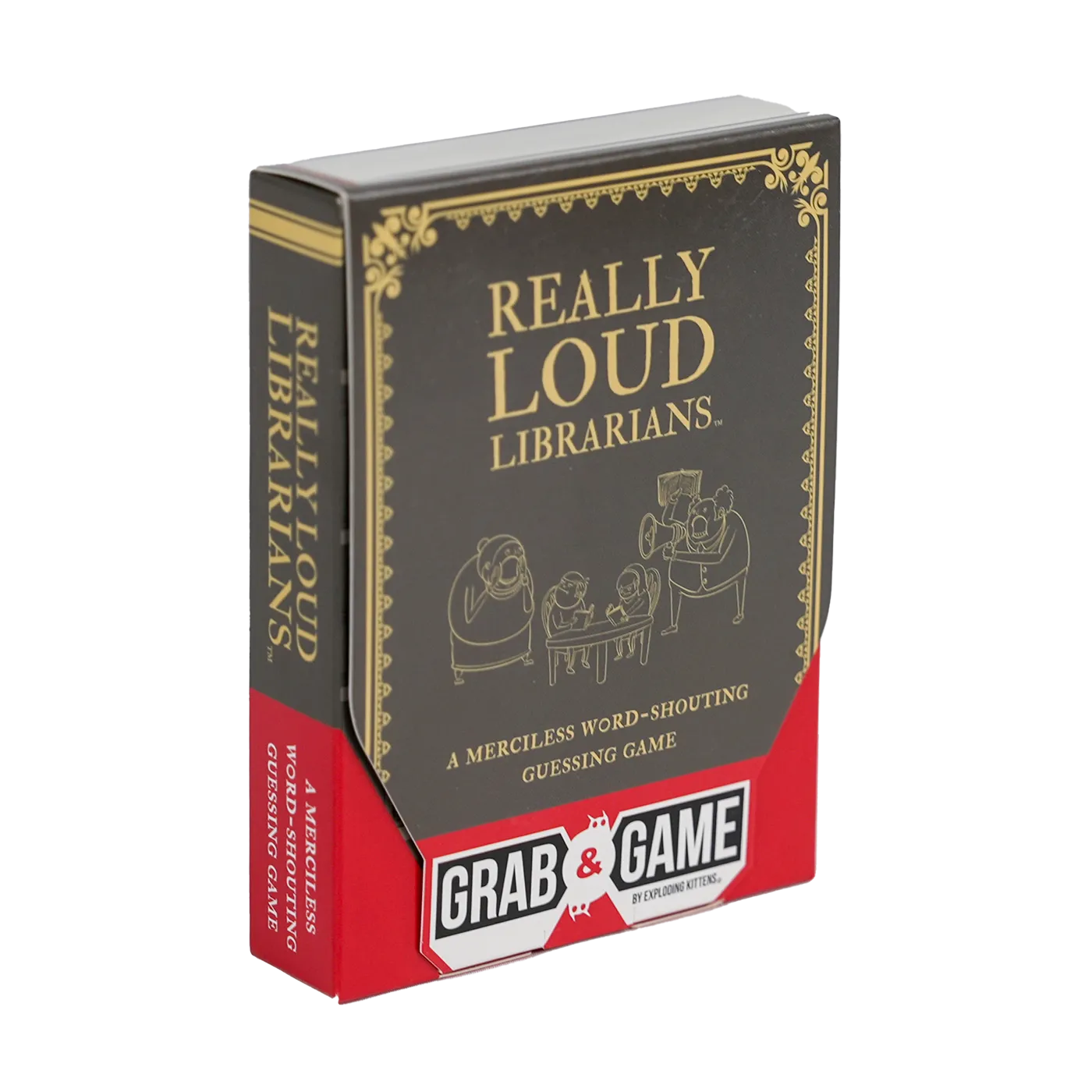Exploding Kittens Really Loud Librarians Grab & Game gioco carte