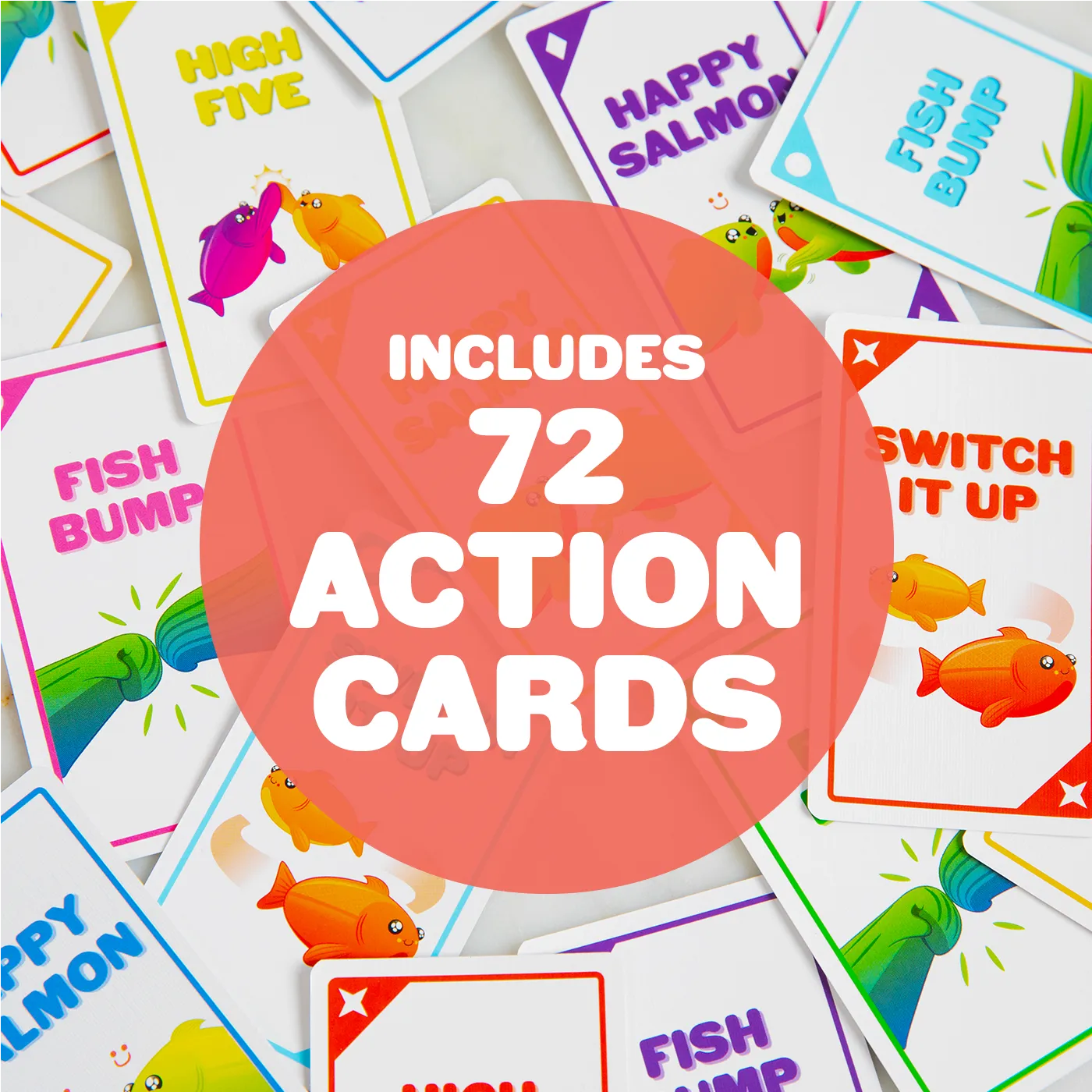 Exploding Kittens Happy Salmon gioco carte versione piccola party