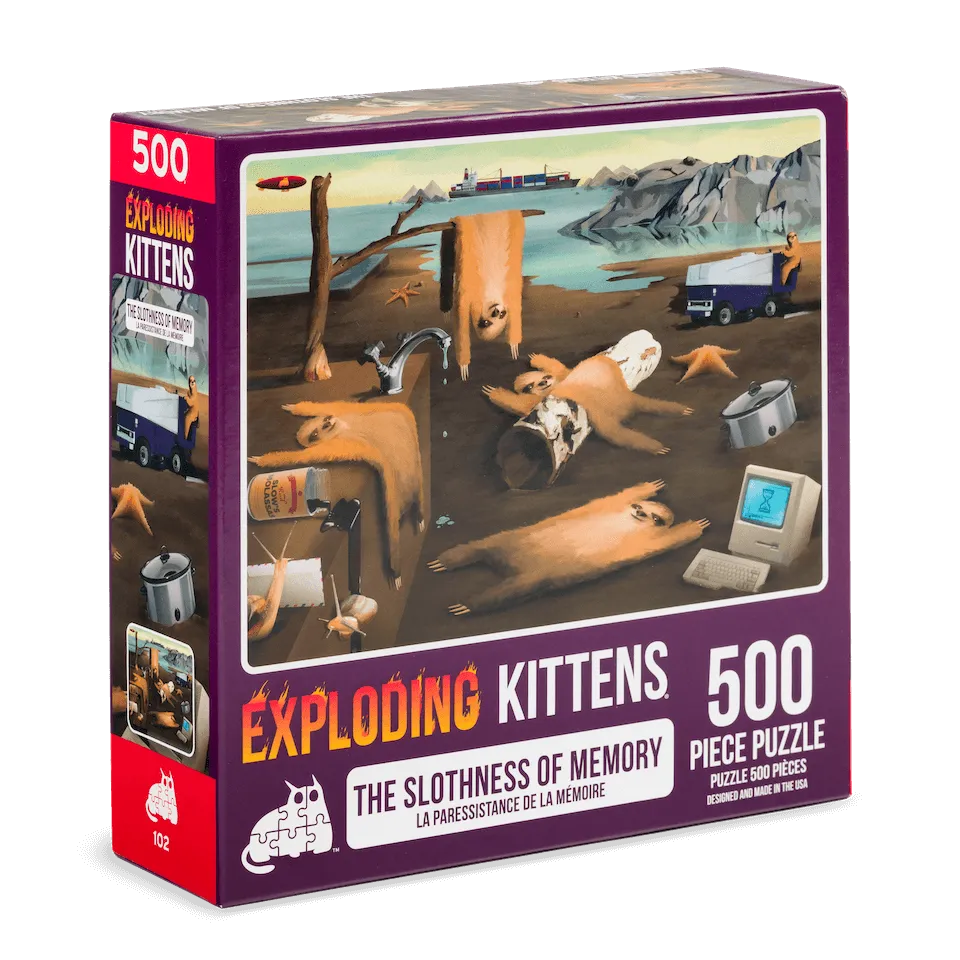 Exploding Kittens Slothness of Memory puzzle bradipo