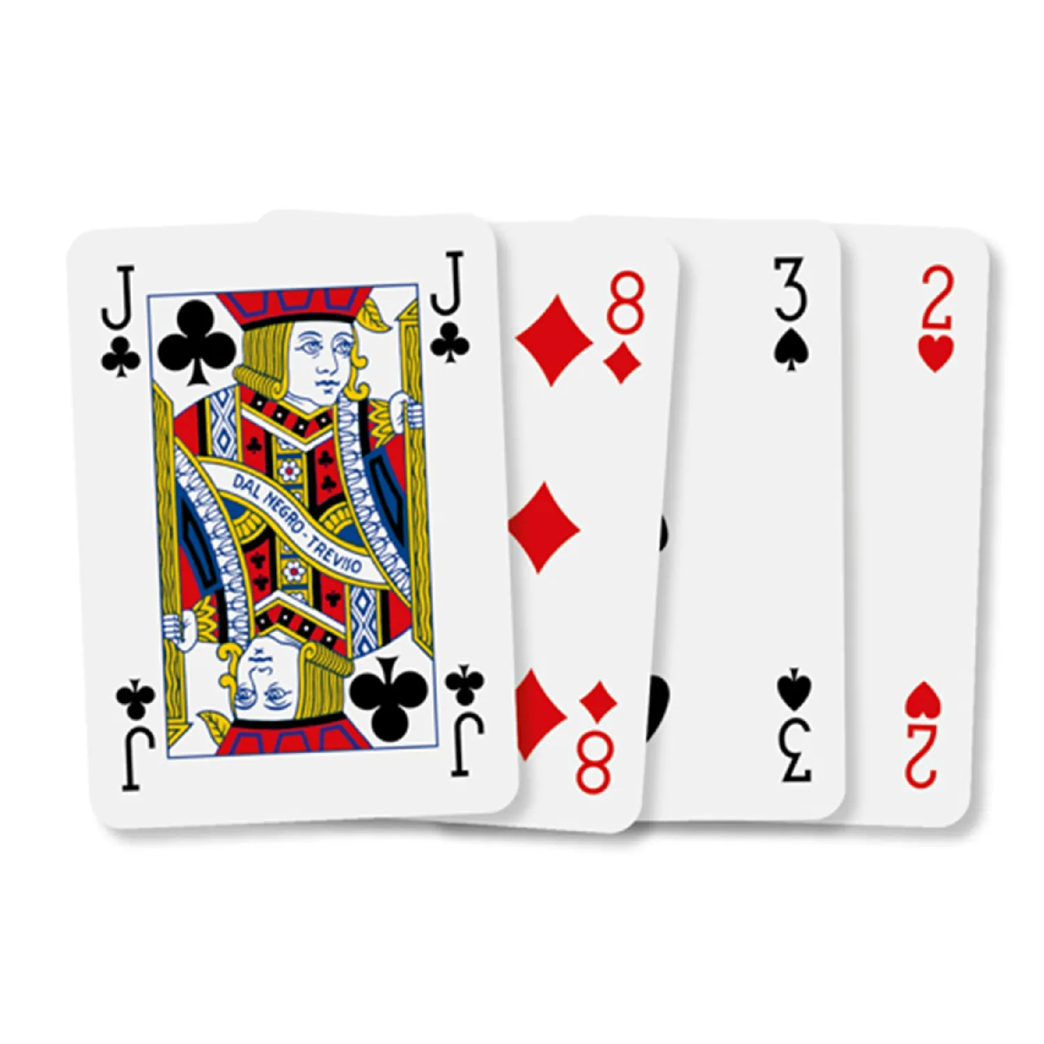 Dal Negro San Siro Pro 024129 carte ramino PVC doppio mazzo