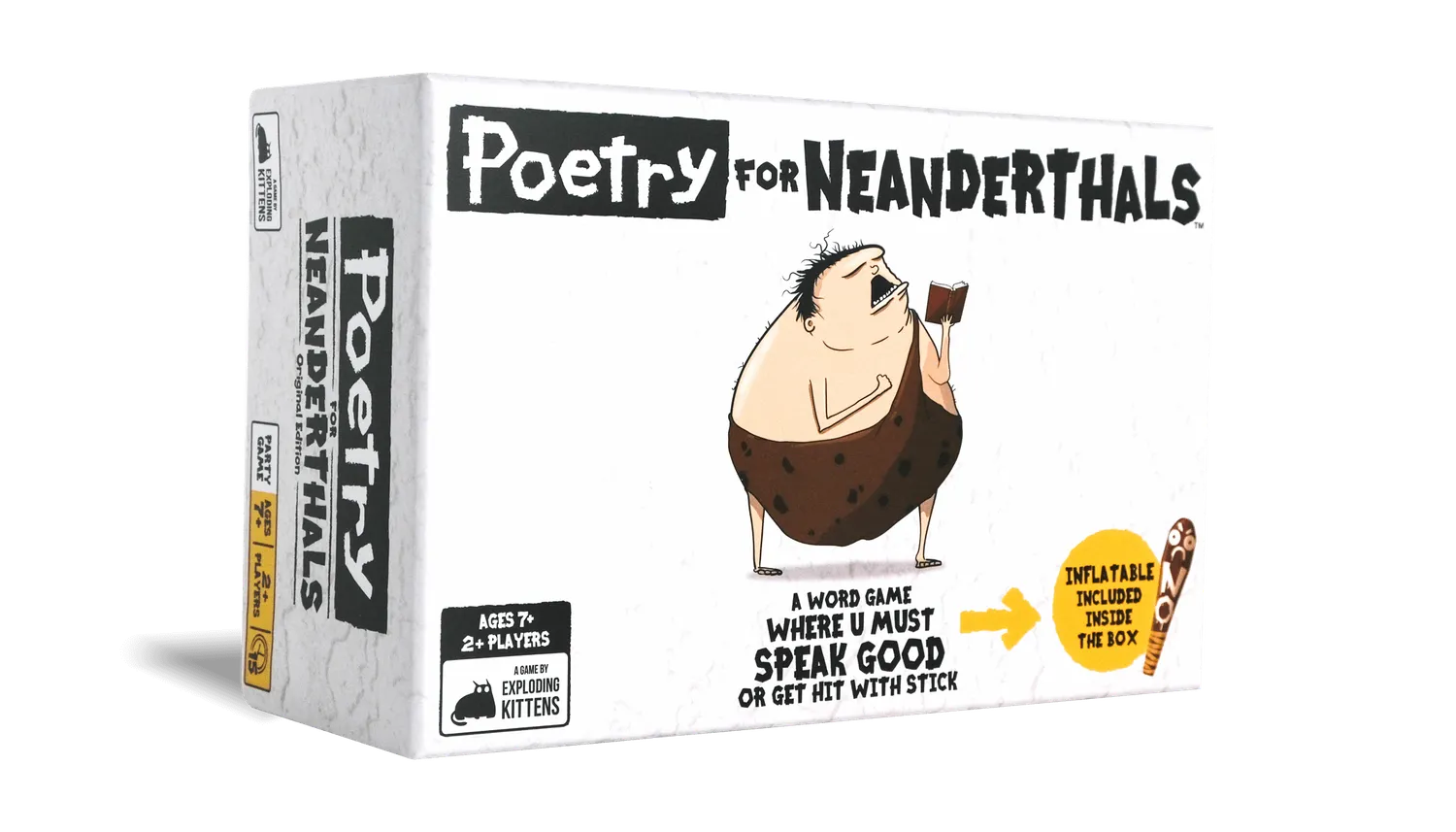 Exploding Kittens Poetry for Neanderthals bundle gioco inglese